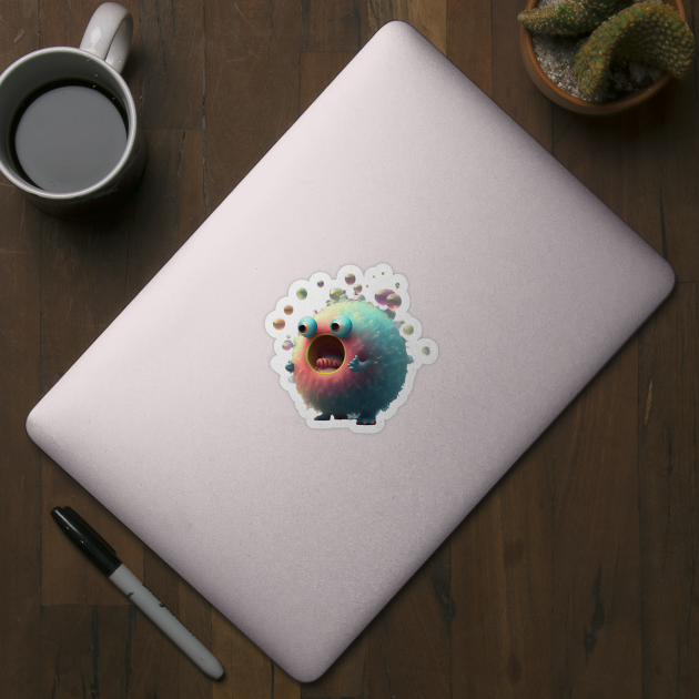 Popper - The Happy Bubble Monster by PixelProphets